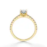 Pierścionek zaręczynowy owalny diament 1.0 ct SBPZ_048